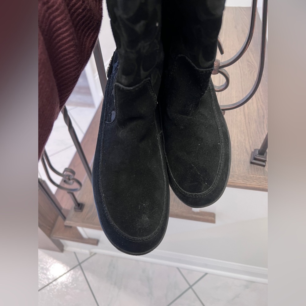 Coach Tanesha Suede Mid-Calf Boot Size 7.5B - Picture 13 of 13